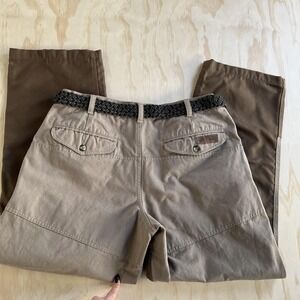 Field & Stream Pants Mens 38x32 Brown Briar Patch Hunting Workwear Khakis